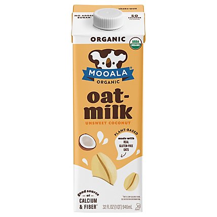 Mooala Oat Milk Unsweet Coconut Organic - 33.8 FZ - Image 2