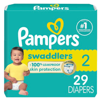 Pampers Swaddlers Baby Diapers Size 2  - 29 Count - Image 1