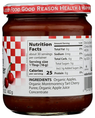 Apple Cherry Butter Organic - 17 OZ - Image 3