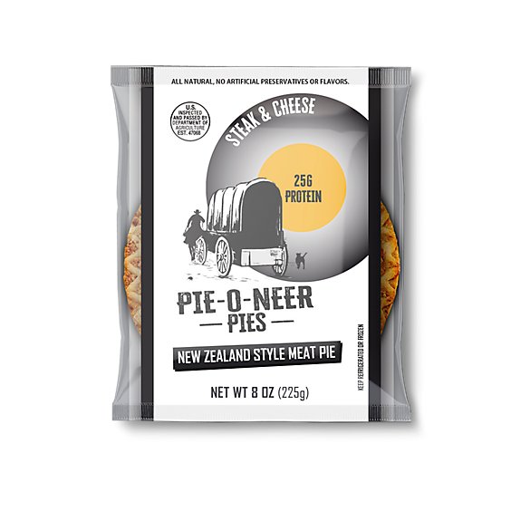 Pie O Neer Pies Steak & Cheese Meat Pie - EA