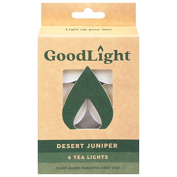 Goodlight Candles Tealights Juniper - 6 CT