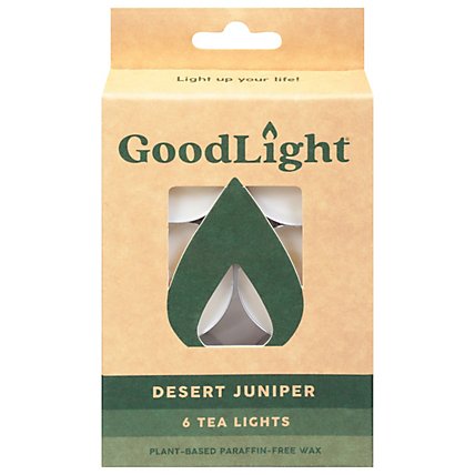 Goodlight Candles Tealights Juniper - 6 CT - Image 1