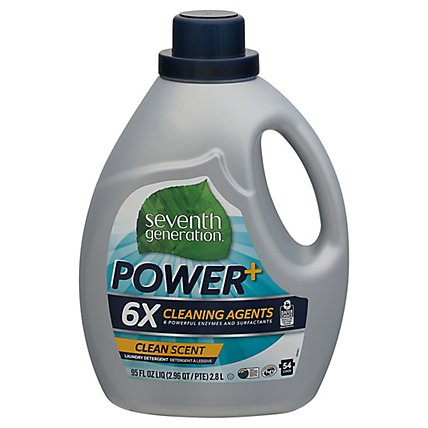 Seventh Generation Liquid Laundry Detergent Power & Clean - 95 FZ - Image 3