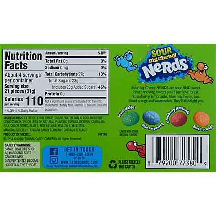 Nerds Sour Big Chewy Theater Box - 4.25 OZ - Image 6