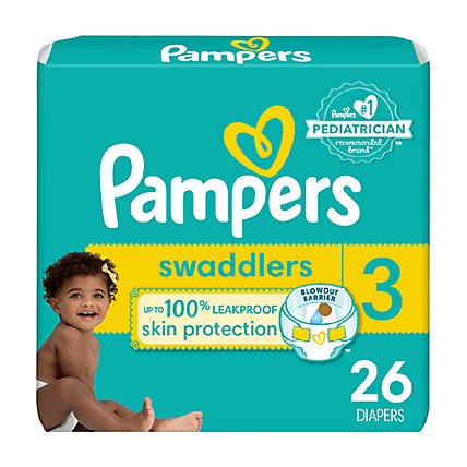 Pampers Swaddlers Baby Diapers Size 3 - 26 Count - Image 2