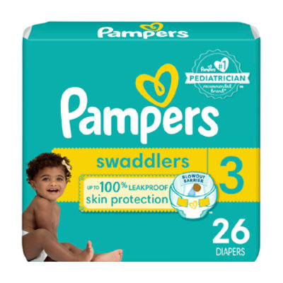 Pampers Swaddlers Baby Diapers Size 3 - 26 Count - Image 1