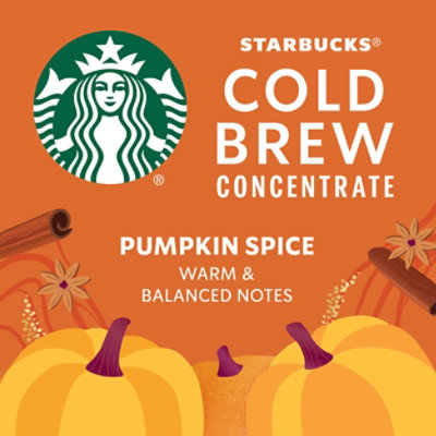 Starbucks Multi Serve Naturally Flavored Pumpkin Spice Cold Brew Concentrate Bottle - 32 Fl. Oz. - Image 3