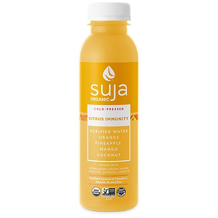 Suja Organic Citrus Immunity Cold Pressed Juice - 12 Fl. Oz. - Image 2