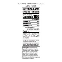 Suja Organic Citrus Immunity Cold Pressed Juice - 12 Fl. Oz. - Image 4