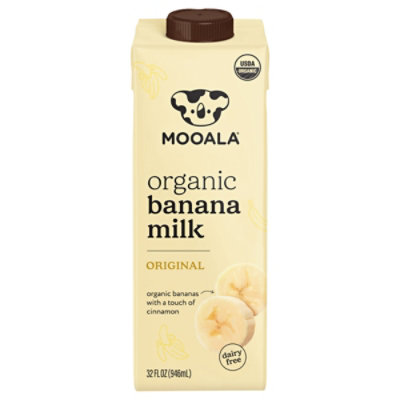 Mooala Banana Milk Original Organic - 33.8 FZ
