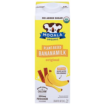 Mooala Banana Milk Original Organic - 33.8 FZ - Image 3