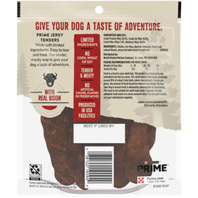 Purina Prime Jerky Tenders Bison - 5 OZ - Image 5