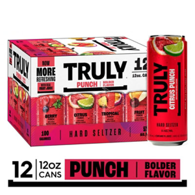 Truly Hard Seltzer Punch Variety Pack Cans - 12-12 Fl. Oz. - Image 1