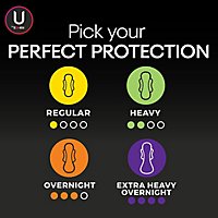 U by Kotex CleanWear Ultra Thin Regular Pads With Wings - 32 Count - Image 7