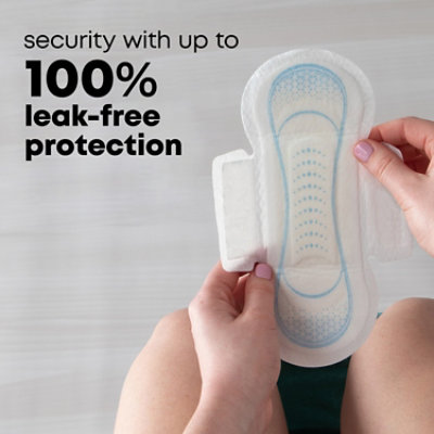 U by Kotex Security Ultra Thin Regular Pads With Wings - 36 Count - Image 4