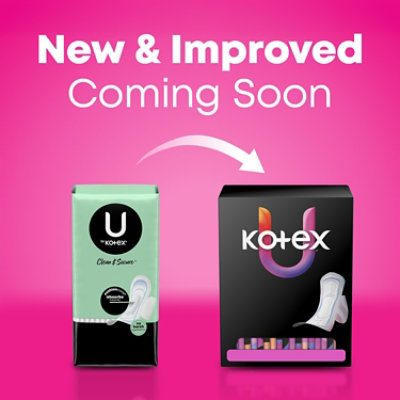 U by Kotex Security Ultra Thin Regular Pads With Wings - 36 Count - Image 2