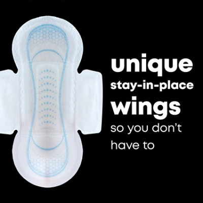 U by Kotex Security Ultra Thin Regular Pads With Wings - 36 Count - Image 6