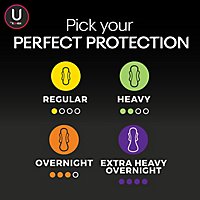 U by Kotex AllNighter Overnight Ultra Thin Pads With Wings - 12 Count - Image 7