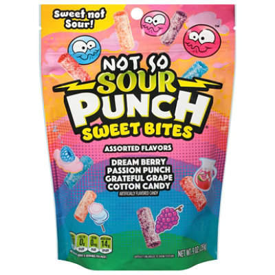 Sour Punch Sweet Bites Chewy Candy Assorted Resealable Bag - 9 Oz - Image 3