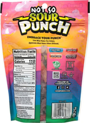 Sour Punch Sweet Bites Chewy Candy Assorted Resealable Bag - 9 Oz - Image 6