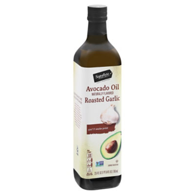 Signature SELECT Oil Avocado Roasted Garlic Flavored - 25.4 OZ - Image 1