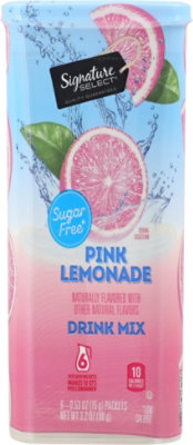 Signature SELECT Pink Lemonade Sugar Free Mix - 3.2 OZ - Image 2