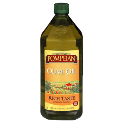 Pompeian Rich Taste Olive Oil - 48 FZ - Safeway