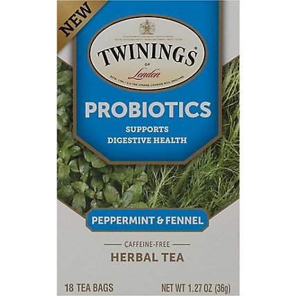 Twining Tea Probiotic Pprmnt & Fennel - 18 CT - Image 2