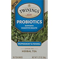 Twining Tea Probiotic Pprmnt & Fennel - 18 CT - Image 2