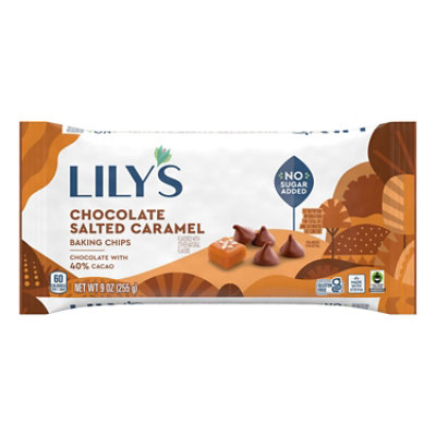 Lilys Sweets Baking Chips Salted Caramel - 9 OZ - Image 1