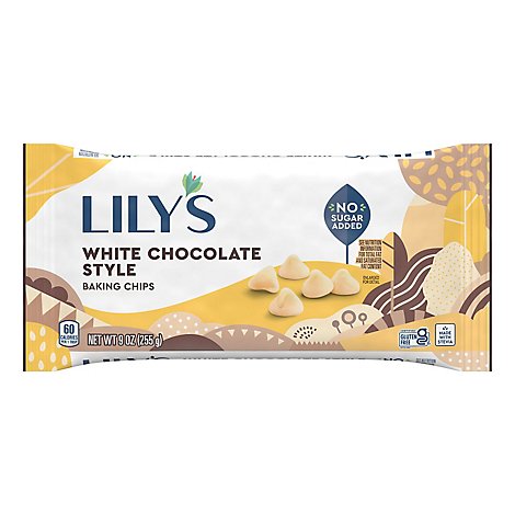 Lilys Sweets Baking Chips White Choc - 9 OZ