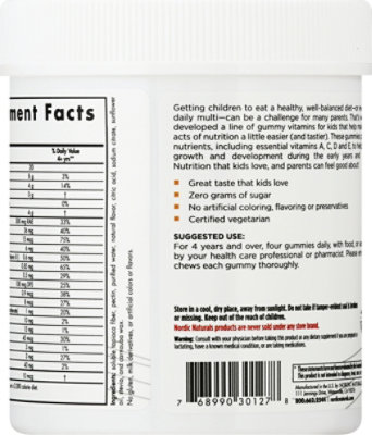 Nordic Naturals Zero Sugar Kids Multi Gummies - 120 CT - Image 5