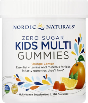 Nordic Naturals Zero Sugar Kids Multi Gummies - 120 CT - Image 2