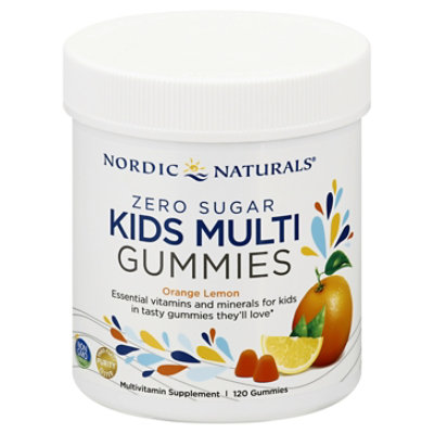 Nordic Naturals Zero Sugar Kids Multi Gummies - 120 CT - Image 1