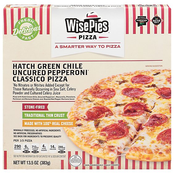 Wisepies Pizza Chile Pepperoni - 13.5 OZ