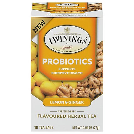 Twining Tea Probiotic Lemon Ginger - 18 CT - Image 3