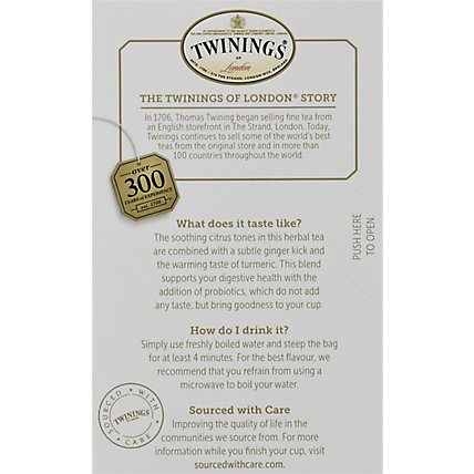 Twining Tea Probiotic Lemon Ginger - 18 CT - Image 5