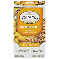 Twining Tea Probiotic Lemon Ginger - 18 CT - Image 2