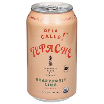 De La Calle Tepache Organic Grapefruit Lime - 12 Fl Oz - Image 3