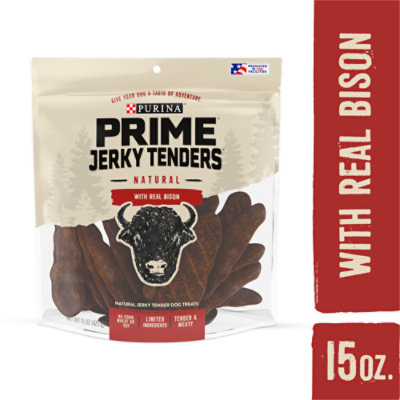 Purina Prime Jerky Tenders Bison Dog Treats - 15 OZ