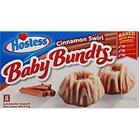 Hostess Baby Bundts Cinnamon Swirl Cakes 8 Count - 10 Oz - Image 2