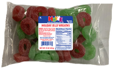 Holiday Jelly Wreaths - 15 OZ - Image 1