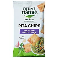 Open Nature Pita Chips Parmesan Garic Herb - 7.3 OZ - Image 2
