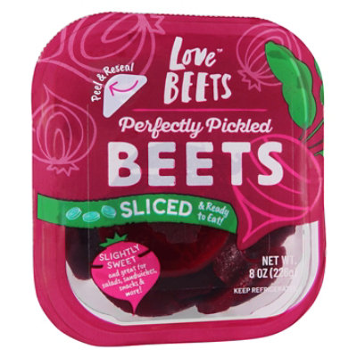 Perfectly Pickled Sliced Beets - 8 OZ - Image 1