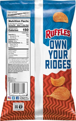 Ruffles Potato Chips Chili Cheese - 8 OZ - Image 6