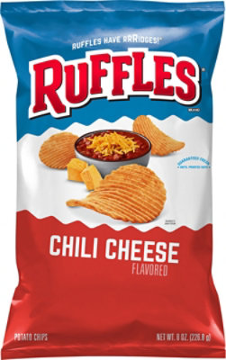 Ruffles Potato Chips Chili Cheese - 8 OZ - Image 2