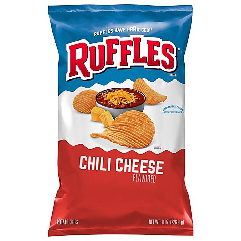 Ruffles Potato Chips Chili Cheese - 8 OZ