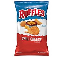 Ruffles Potato Chips Chili Cheese - 8 OZ