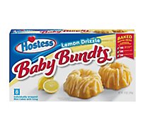 Hostess Baby Bundts Lemon Drizzle Cakes 8 Count - 10 Oz
