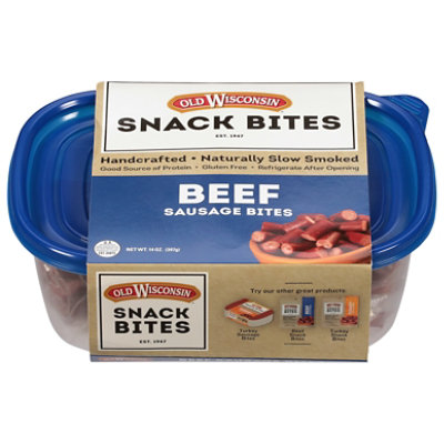 Old Wisconsin Beef Bites Tub - 14 OZ